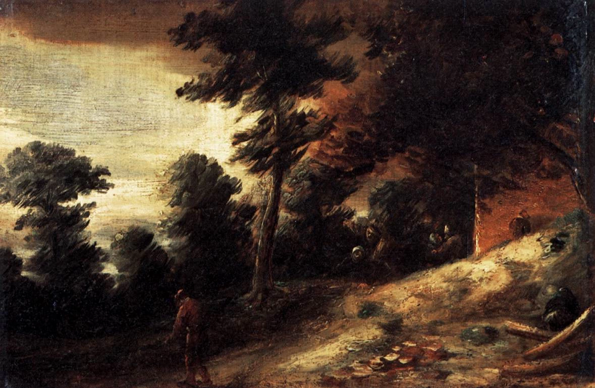 Paesaggio al crepuscolo - Musée du Louvre, Paris